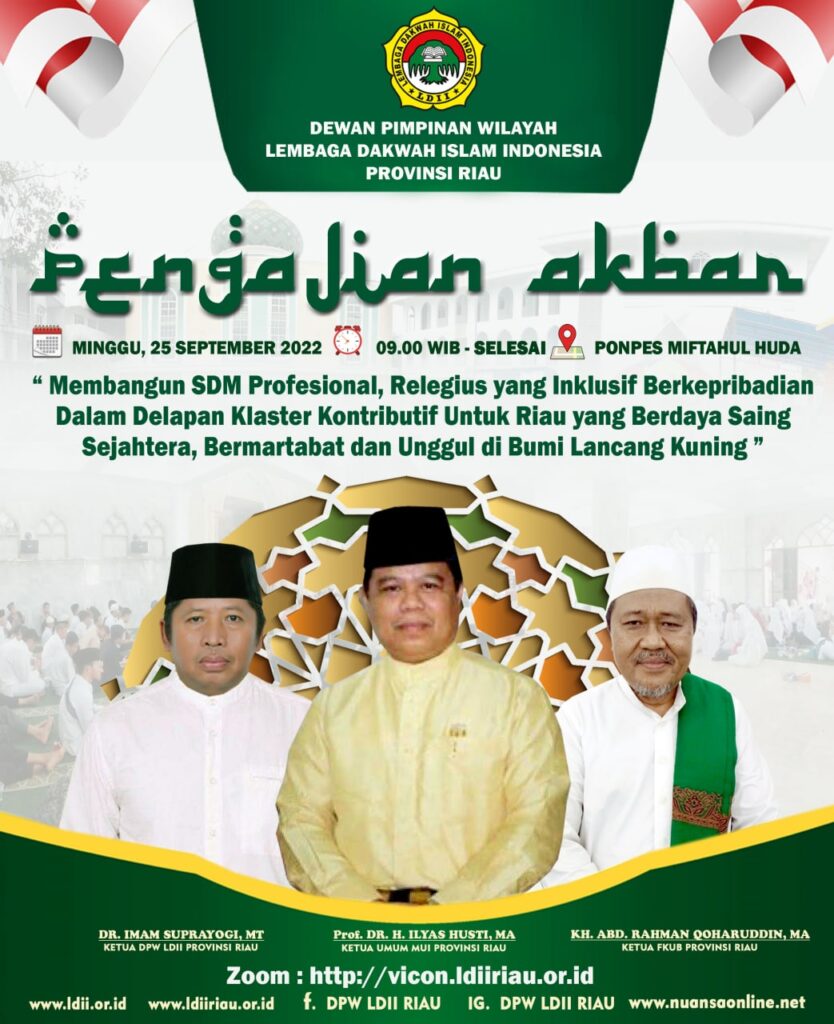 DPW LDII Riau Mengajak Masyarakat Hobi Mengaji