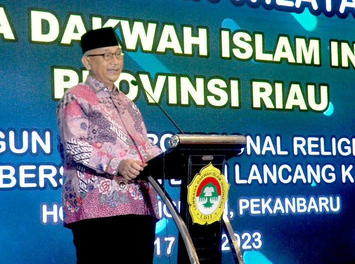 Sambutan Ketua DPP LDII Opening Muswil ke-7 LDII Riau