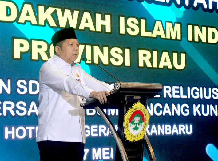 Karo Kesra Prov Riau H. Zulkifli Syukur, MA, M. Si  Opening Muswil ke-7 LDII Riau