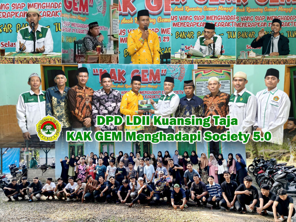 DPD LDII Kuansing Taja KAK GEM Menghadapi Society 5.0