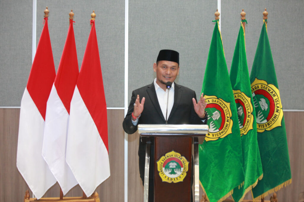 Ketua DPD LDII Kabupaten Rokan Hilir, H. Sarman Syahroni, ST, MIP, (foto Lines)