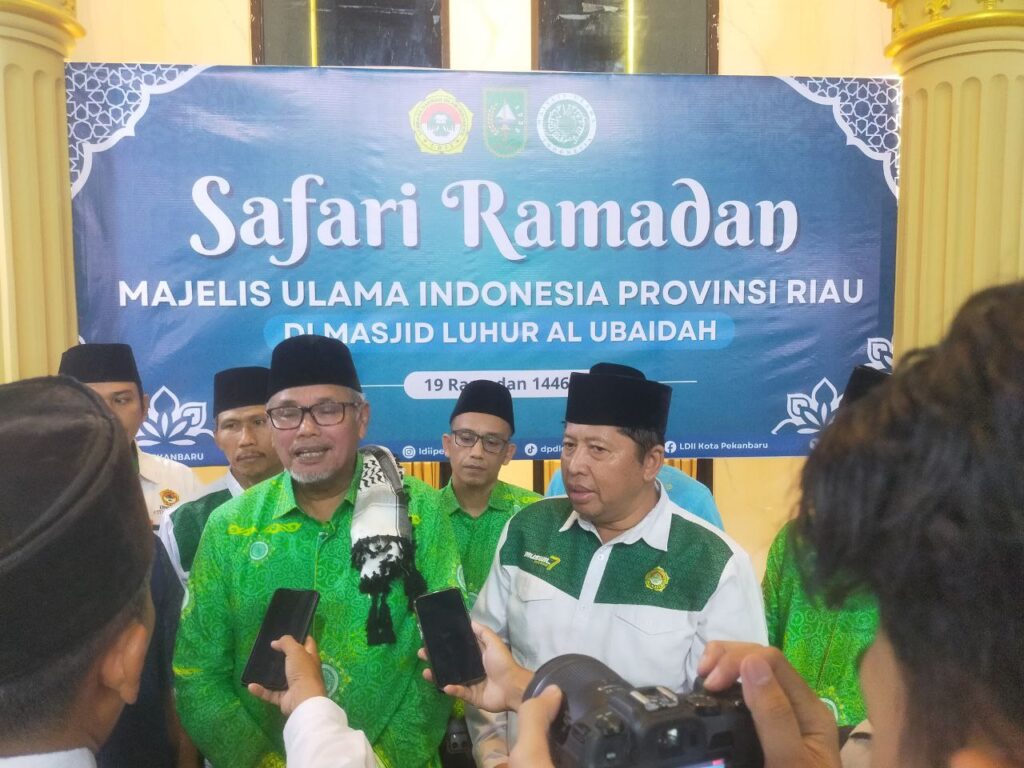 Safari Ramadhan MUI Riau di Masjid Luhur Al Ubaidah