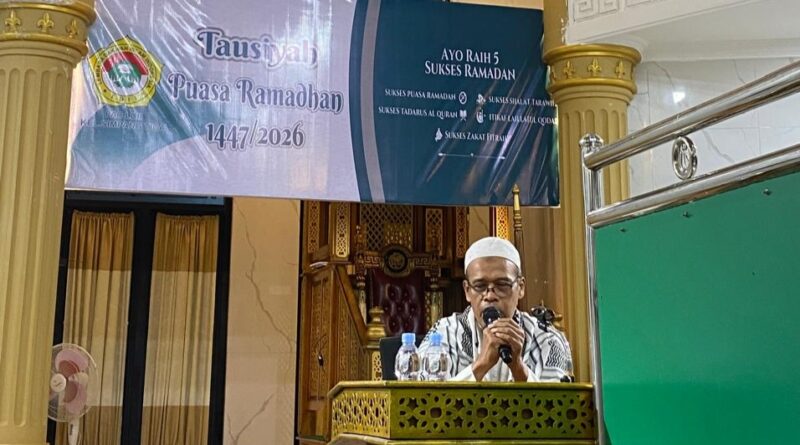 Pererat Ukhuwah di Bulan Suci, PAC LDII Simpang Tiga Gelar Tausyiah Ramadan