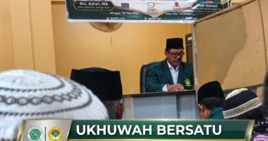 Pererat Ukhuwah, Ketua MUI Inhil dan LDII Bersatu di Pengajian Akbar Masjid Baitul Mukhlisin