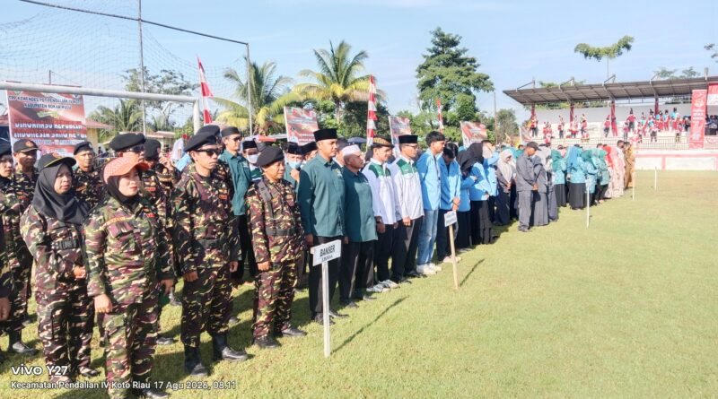 LDII Pendalian IV Koto Ikuti Upacara HUT ke-81 RI, Perkuat Sinergi dengan Pemerintah Kecamatan
