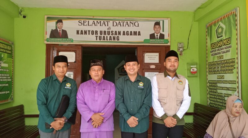 PC LDII Tualang Audiensi ke KUA, Bahas Pembinaan Generasi Muda dan Penguatan Karakter