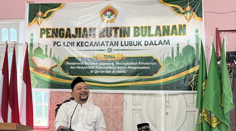 Ketua MUI Lubuk Dalam Ajak Umat Rutin Menuntut Ilmu, Sebut Hati Bisa Keras Jika Jauh dari Pengajian