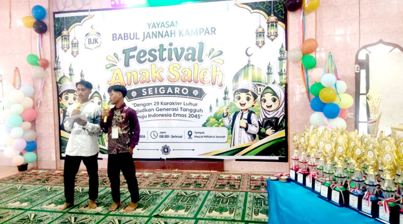 Festival Anak Sholeh 2026: Tanamkan 29 Karakter Luhur, Optimis Generasi Tangguh Menuju Emas 2045